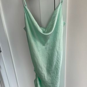 Aritzia Ruched Slip Dress